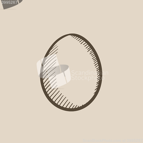 Image of Egg sketch icon.