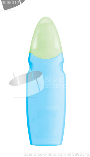 Image of Shampoo bottle on the white backgrounds