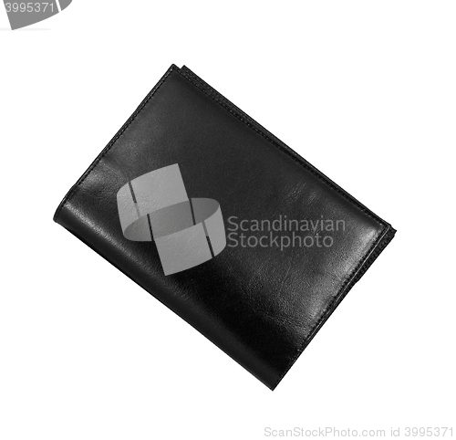 Image of black wallet isolated