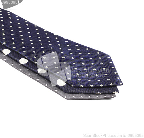 Image of ties close up isolated