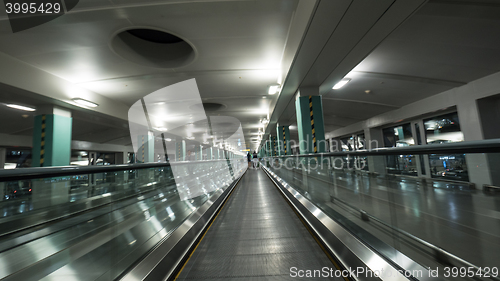 Image of Moving walkway in the airport of Seoul