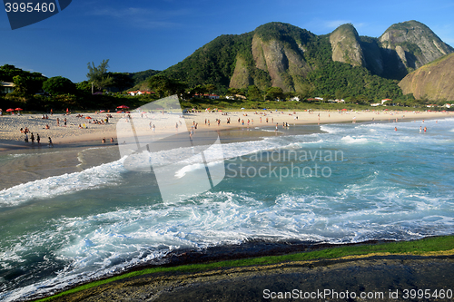 Image of Itacoatiara beach in Niteroi, Brazil