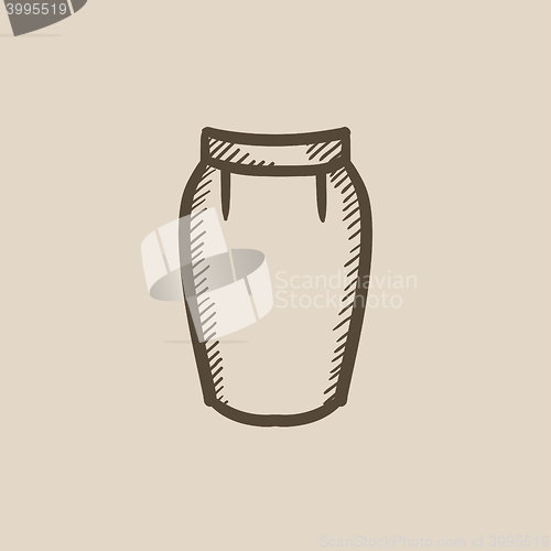 Image of Skirt sketch icon.