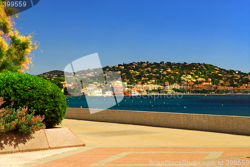 Image of Mediterranean coast of French Riviera