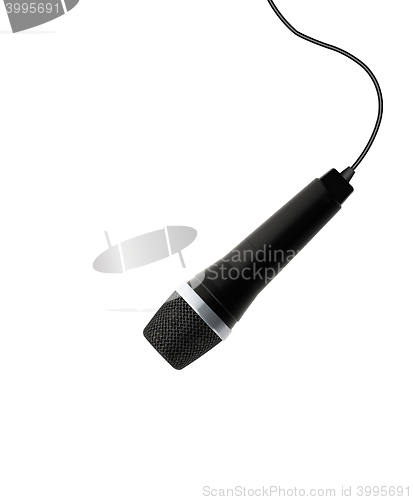 Image of black microphone