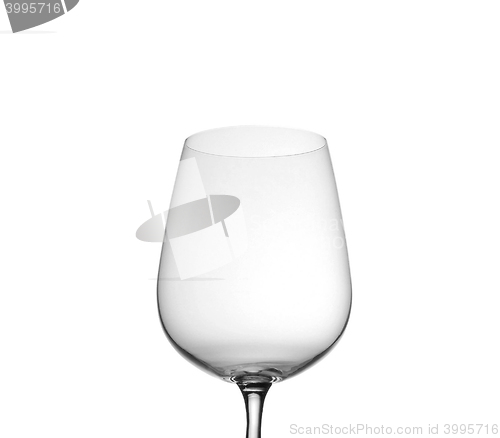 Image of Empty wine glass, isolated on a white