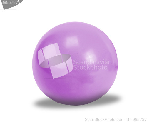 Image of Violet gym ball for exercise