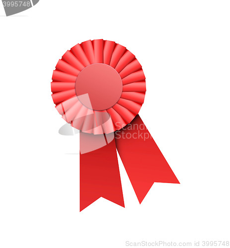 Image of First place red ribbon, bitmap copy