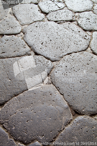 Image of ancient cobblestone road 