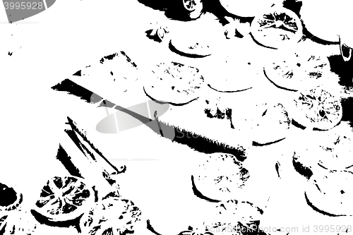 Image of Grunge white and black wall background. Vector illustration.