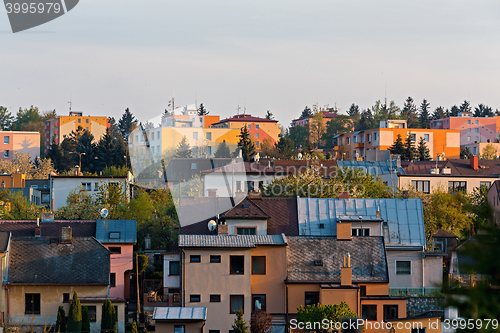 Image of residental houses in city Jihlava