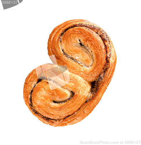 Image of Homemade cream roll isolated