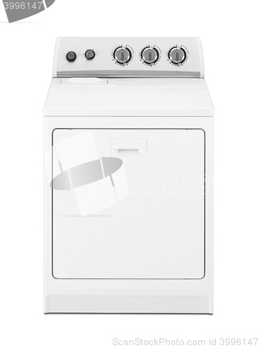 Image of Isolated washing machine on a white background