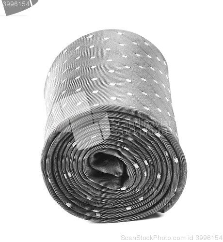 Image of folded necktie isolated