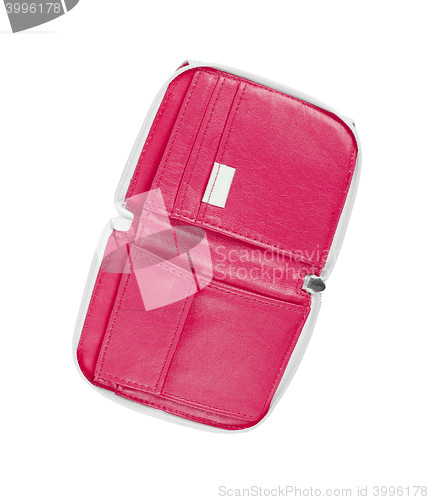 Image of red purse on a white background