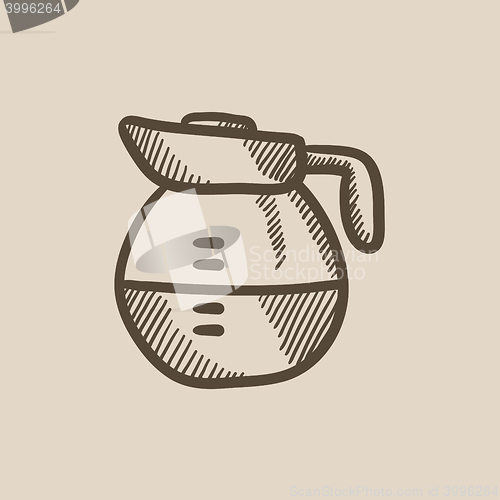 Image of Carafe sketch icon.