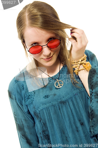 Image of hippie girl