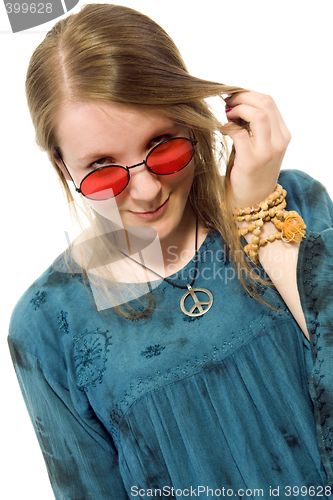 Image of hippie girl