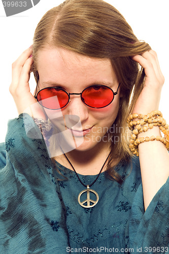 Image of hippie girl