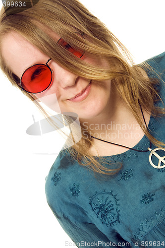 Image of hippie girl