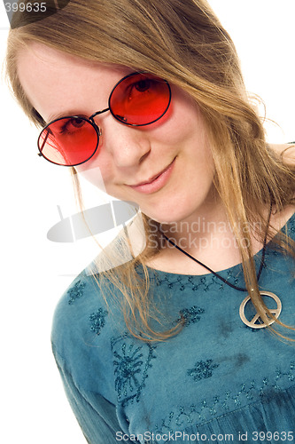 Image of hippie girl