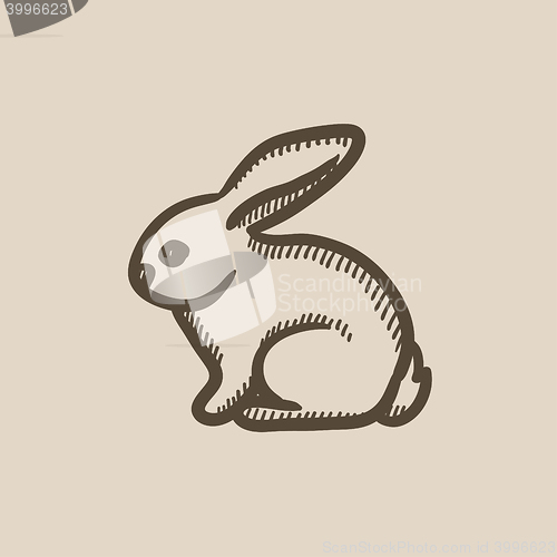 Image of Rabbit sketch icon.