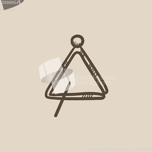 Image of Triangle sketch icon.