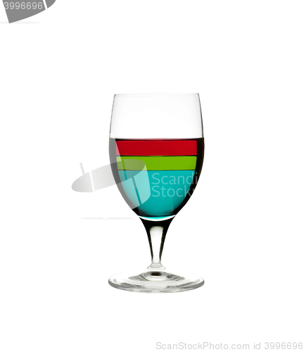 Image of Cosmopolitan cocktail drink isolation on a white