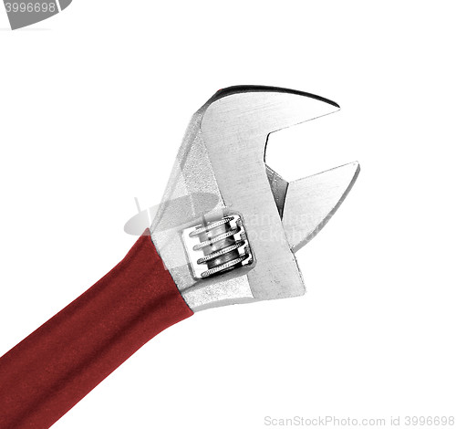 Image of Adjustable wrench isolated on white background