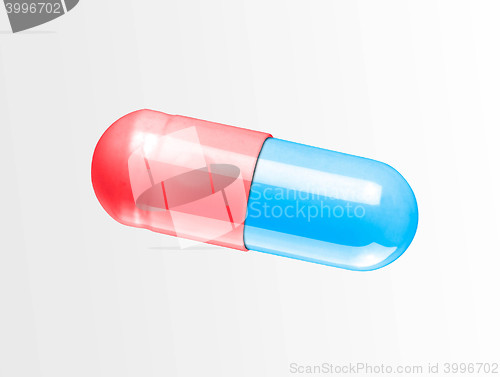 Image of pill isolated on white