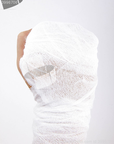 Image of men\'s bandaged hand