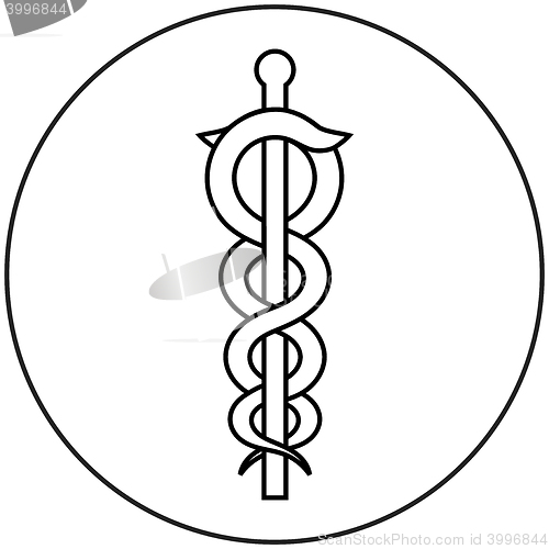 Image of medical sign outline