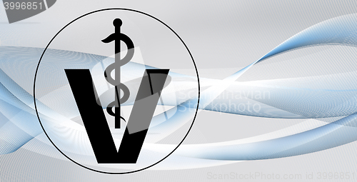 Image of veterinary symbol background
