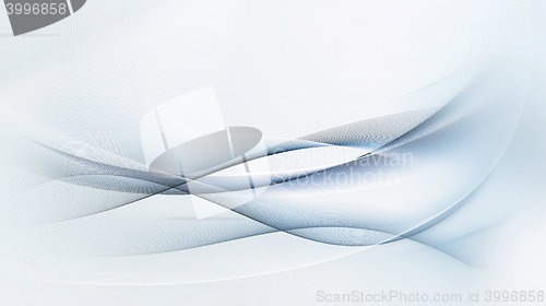 Image of light blue and gray motion lines on white background