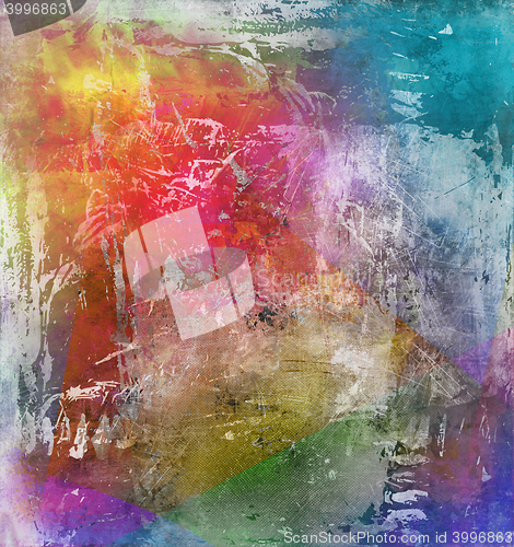 Image of abstract colorful grunge