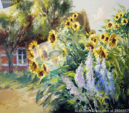 Image of rural summer motif painting