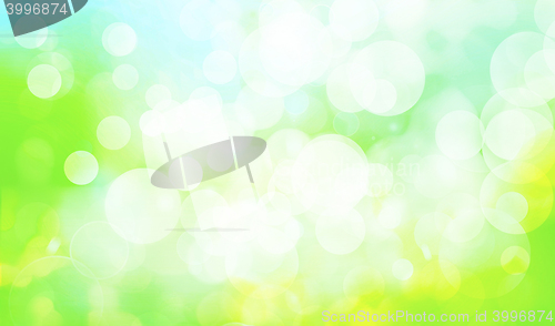 Image of abstract nature lights bokeh