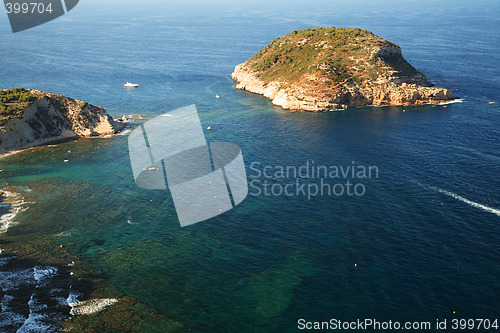 Image of Island in the blue sea