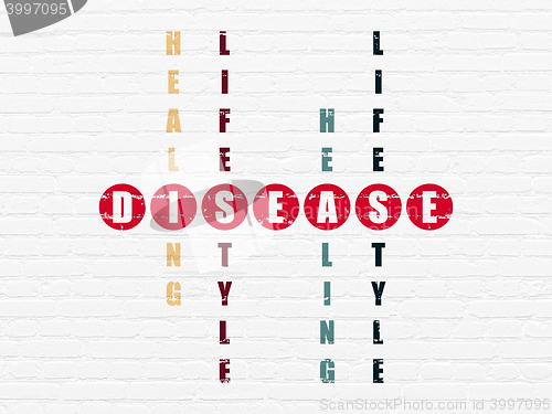 Image of Medicine concept: Disease in Crossword Puzzle
