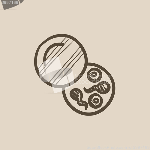 Image of Donor sperm sketch icon.