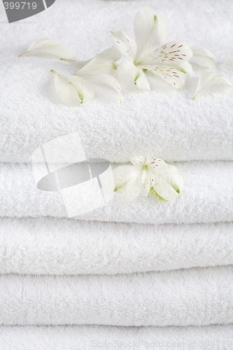 Image of White towels