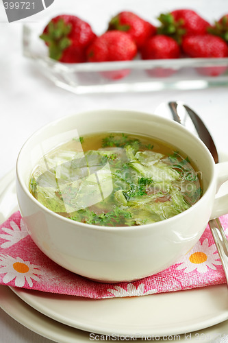Image of Delicious vegetable soup