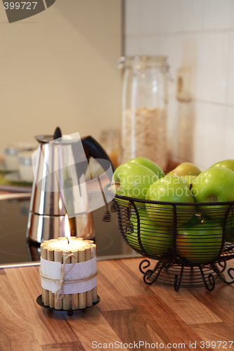 Image of Kitchen interior in family house