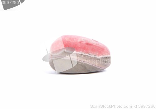 Image of Rose-red tourmaline on white background