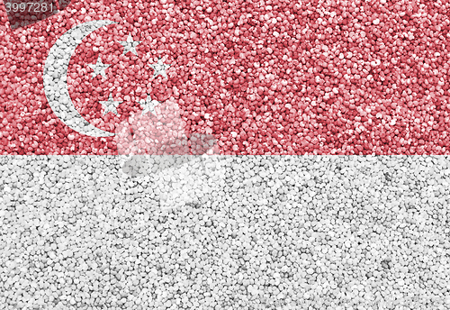 Image of Flag on poppy seed