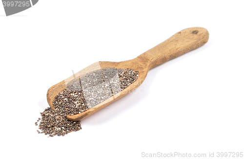 Image of Chia seeds on spoon