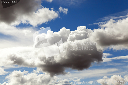 Image of photographed the sky with clouds