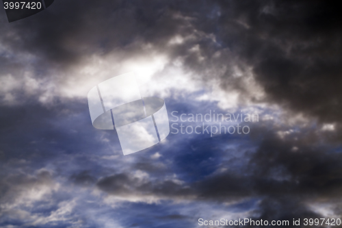 Image of clouds in the sky