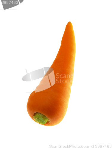 Image of fresh carrots isolated on white background