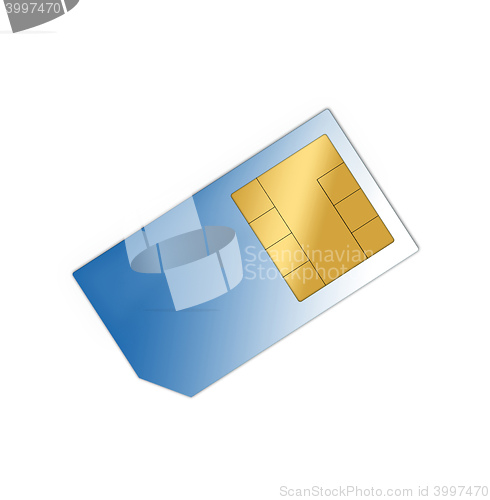 Image of blue sim card